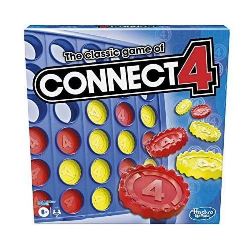Connect 4 Classic Grid, 4 in a Row Game,Strategy Board Games for Kids, 2 Player